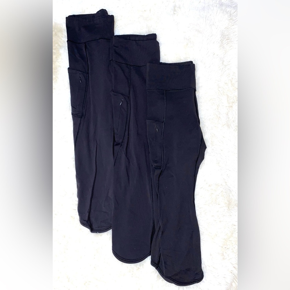 3 Pair Bundle Athleta Black Leggings
